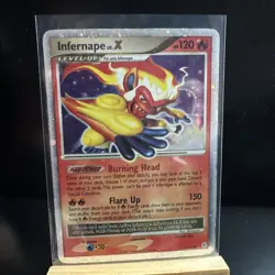 Pokemon TCG Infernape LV.X Holo Rare 121/130 Diamond and Pearl - Image 1