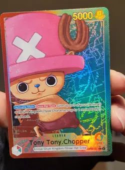 One Piece Tony Tony Chopper OP08-001 Parallel Two Legends Foil LP - Image 1