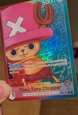 One Piece Tony Tony Chopper OP08-001 Parallel Two Legends Foil LP - Image 2