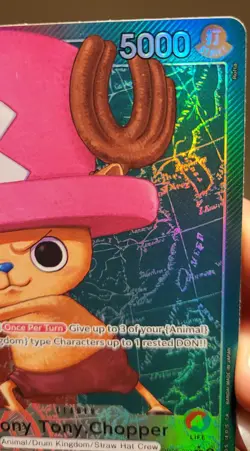 One Piece Tony Tony Chopper OP08-001 Parallel Two Legends Foil LP - Image 5