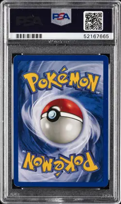 2000 POKEMON GYM CHALLENGE HOLO #1 BLAINE'S ARCANINE PSA 8 - Image 2
