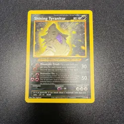 2002 Pokemon Neo Destiny Shinning Tyranitar #113 Light Play JY - Image 1