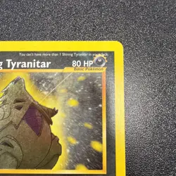 2002 Pokemon Neo Destiny Shinning Tyranitar #113 Light Play JY - Image 3