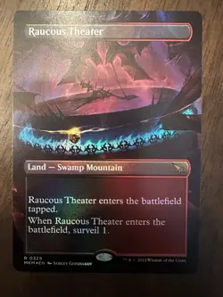 Raucous Theater : MTG *FOIL Borderless* Murders at Karlov Manor #0329 / NM - Image 1