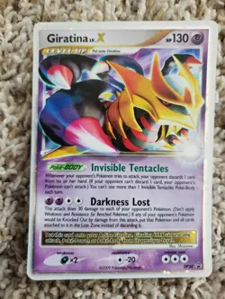 Pokemon TCG Giratina LV.X DP38 Black Star Promo Diamond and Platinum Card 2009 - Image 1