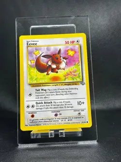Eevee- Jungle Set - 51/64 - Common - Pokemon Card - 1999 Vintage - Image 1
