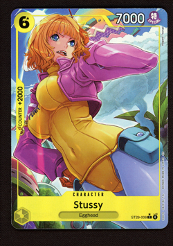 Stussy ST29-006 Borderless Promo - One Piece STARTER DECK Egghead English NM - Image 1