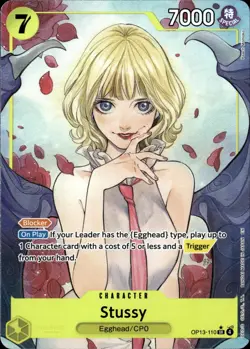 One Piece TCG • Stussy OP13-110 • Alternate Artwork • ENG/NM - Image 1
