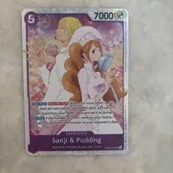 One Piece TCG English Sanji and Pudding EB02-035 SR - Image 1
