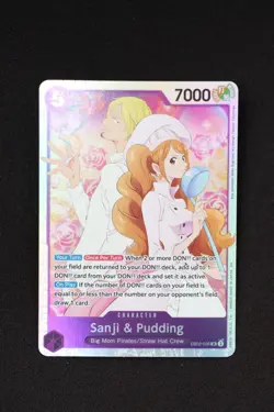 One Piece TCG English Sanji and Pudding EB02-035 SR - Image 1