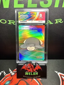 2000 Topps Pokemon TV Animation Series 3 Snorlax HV14 Rainbow Holo ACE 8 POP 1🔥 - Image 1