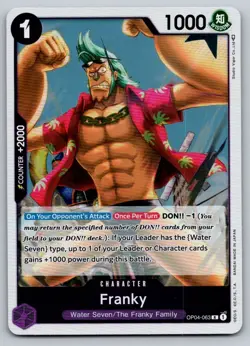 Franky OP04-083 One Piece FOIL Card - Image 1