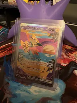 Pokemon TCG Tapu Koko EX Paradox Rift Holo Card 247/182 Sir NM Pack Fresh - Image 4