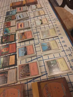 MTG REVISED Edition 200+ BASIC LAND LOT + 8 cards Magic the Gathering Unplayed - Image 2