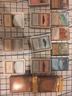 MTG REVISED Edition 200+ BASIC LAND LOT + 8 cards Magic the Gathering Unplayed - Image 3