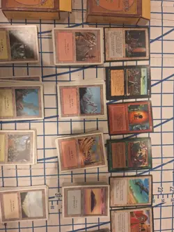 MTG REVISED Edition 200+ BASIC LAND LOT + 8 cards Magic the Gathering Unplayed - Image 4