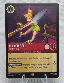 Tinker Bell - Insistent Fairy 136/204 Reign of Jafar Regular - Image 1
