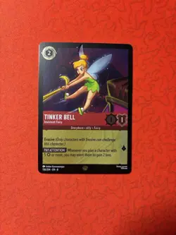 Tinkerbell Insistent Fairy Legendary Reign of Jafar Card 136/204 Cold Foil - Image 1