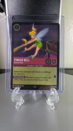 Tinker Bell - Insistent Fairy 136/204 Reign of Jafar Cold Foil Disney Lorcana - Image 1