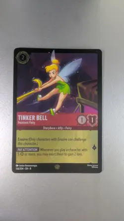Tinker Bell - Insistent Fairy 136/204 Reign of Jafar Cold Foil Disney Lorcana - Image 5