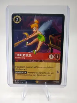 Disney Lorcana Reign of Jafar - Tinkerbell Insistent Fairy 136/204 - Legendary - Image 1