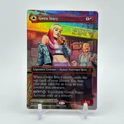 Gwen Stacy/Ghost Spider Marvel's Spider-Man: Extras NM ENG MTG Holo - Image 3