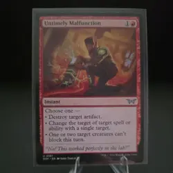 Magic The Gathering Untimely Malfunction Duskmourn: House of Horror Regular - Image 1
