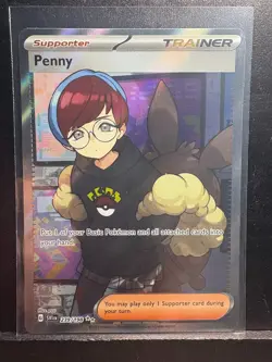 Pokemon [A+] Penny Full Art [SV01] Scarlet & Violet Base Set 239/198 - Image 1