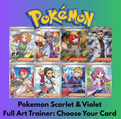 Pokemon Scarlet & Violet Full Art Trainer: Choose Your Card - Image 1