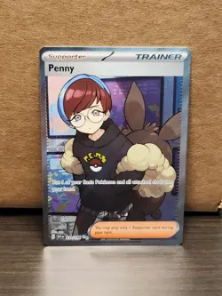 Penny 239/198 Full Art Secret Rare Scarlet & Violet Pokemon TCG Card NM/M - Image 1