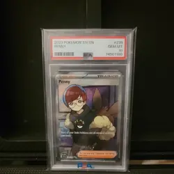 Pokemon Penny Scarlet & Violet Ultra Rare Full Art #239 PSA 10 Gem Mint - Image 1