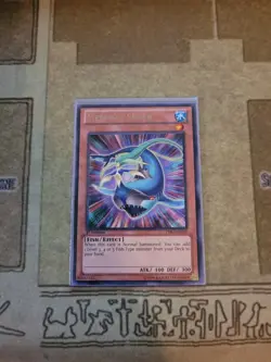 YUGIOH MERMAID SHARK PRIO-EN005 RARE 1ST ED NM - Image 1