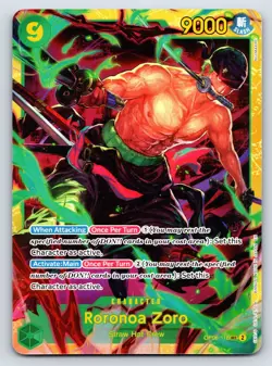 One Piece - OP06-118 - Roronoa Zoro - SEC - US Seller - Image 1