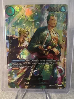 One Piece TCG SP PRB02-006 Roronoa Zoro OP14 Special Print Card Game CCG ENGLISH - Image 1