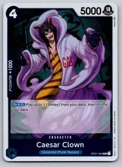 One Piece Caesar Clown OP01-069 Romance Dawn Foil - Image 1