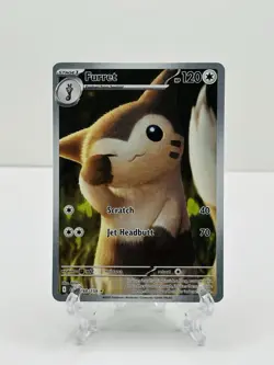 🔥Pokemon TCG-Furret-168/159-Sv09: Journey Together-Holo-Illustration-M/NM!🔥 - Image 1