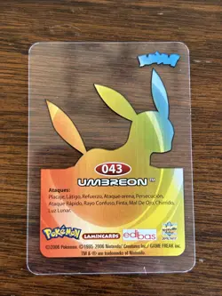 Umbreon 43 Pokemon Lamincards Edibas 2006 - Image 2