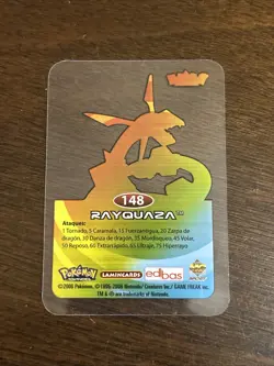 Rayquaza 148 Pokemon Lamincards Edibas 2006 - Image 2