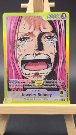 Jewelry Bonney OP13-100 Alt Art Leader (L) Carrying on His Will ENGLISH - Image 1