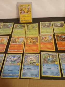 2021 Pokemon 25th Anniversary McDonalds Cards - Complete Master Set 50/50 NM - Image 3