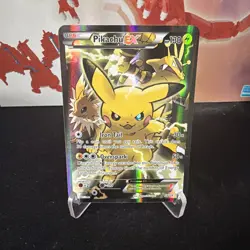 Pikachu EX (Full Art) XY124 Black Star Promo Holo Collection Pokemon Card - Image 1