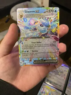 Pokemon TCG Glaceon ex 026/131 Prismatic Evolutions - Holiday Calendar Stamped - Image 1