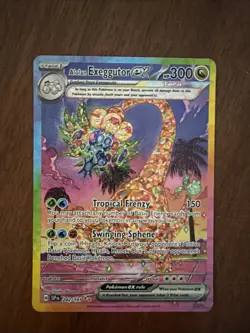 Pokemon TCG Alolan Exeggutor EX 242/191 Scarlet & Violet Surging Sparks - Image 1