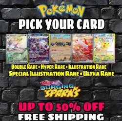 2024 Pokemon TCG Scarlet & Violet Surging Sparks pick your card - Image 1