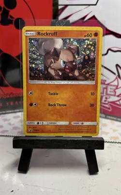 Pokemon - Rockruff - SM06 - General Mills Promo - SM Black Star Promos - NM - Image 1