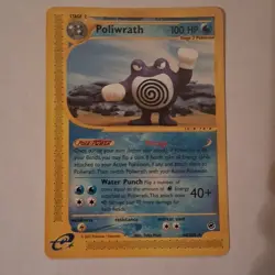 Pokemon Poliwrath Expedition Base Set 60/165 Rare 100HP English TCG Card - Image 1