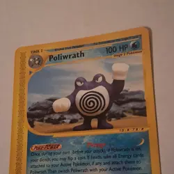 Pokemon Poliwrath Expedition Base Set 60/165 Rare 100HP English TCG Card - Image 2