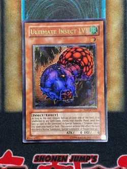 Yugioh Ultimate Insect LV1 SOD-EN005 Ultimate Rare MP - Image 1