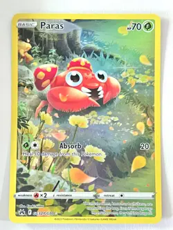 Paras GG32/GG70 Galarian Gallery Full Art Crown Zenith Pokemon TCG Near Mint NM - Image 1