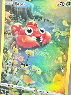 Paras GG32/GG70 Galarian Gallery Full Art Crown Zenith Pokemon TCG Near Mint NM - Image 2